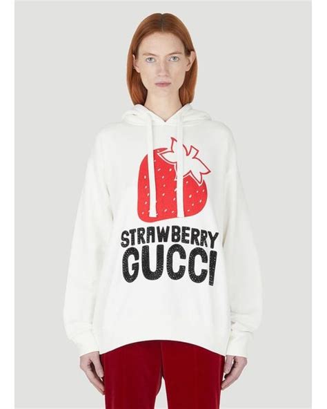 gucci cherry hoodie|gucci strawberry hoodie.